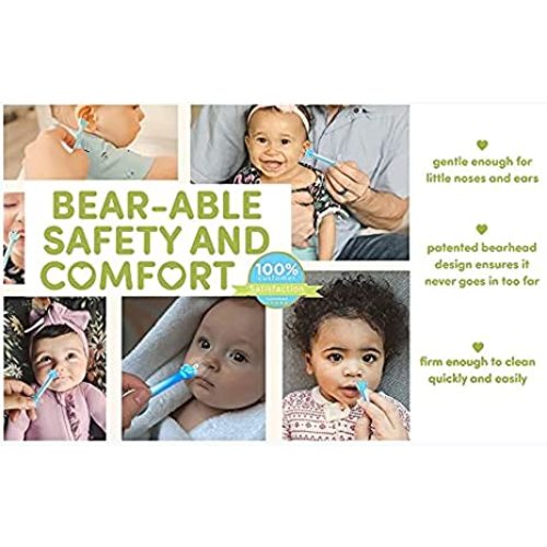oogiebear Brite - Baby Nose Cleaner and Ear Wax Removal Tool. Baby Gadget with Nighttime LED Light. Safe Snot Booger Picker for Newborns, Infants & Toddlers.