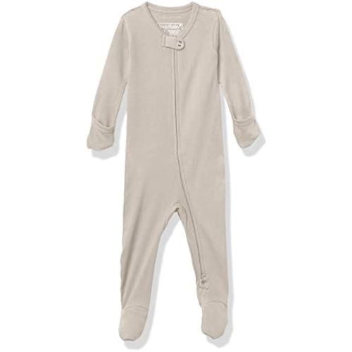 L'ovedbaby Unisex Organic Baby Zipper Footie