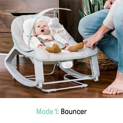 Ingenuity Keep Cozy 3-in-1 Grow with Me Vibrating Baby Bouncer Seat & Infant to Toddler Rocker - Weaver, Newborn and up - 1 Count (Pack of 1)