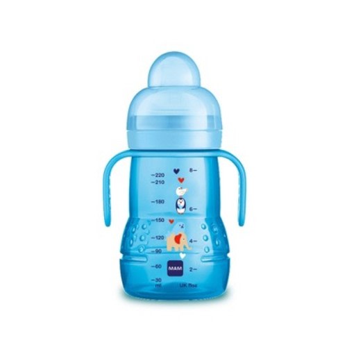 MAM Trainer Cup, 4+ Months - 8oz, Color: Blue