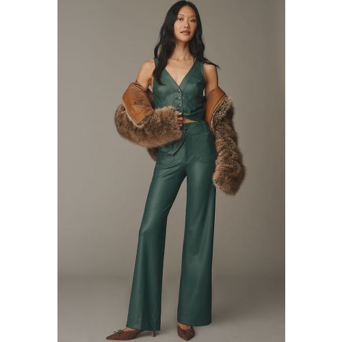 The Colette Faux-Leather Full-Length Wide-Leg Pants by Maeve