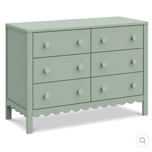 Sammy Scallop 6-Drawer Dresser