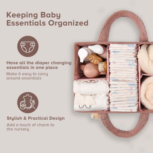 Teddy Diaper Caddy Organizer – Perabella
