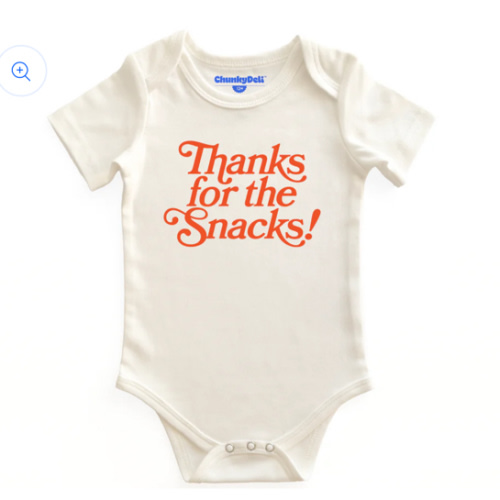 Thanks for the Snacks! Baby Bodysuit – Chunky Deli