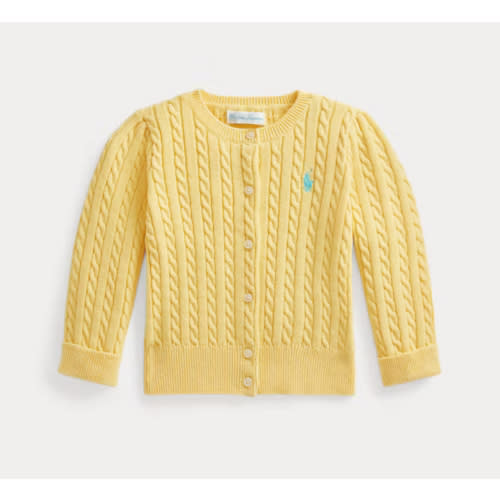 Mini-Cable Cotton Cardigan | Ralph Lauren
