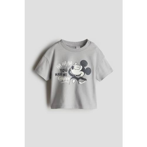 COTTON T-SHIRT WITH PRINTED MOTIF