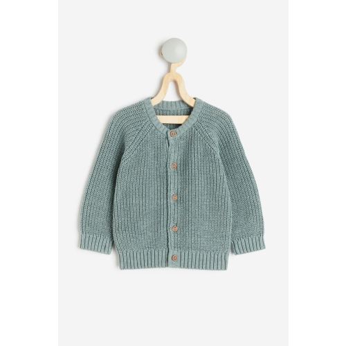Rib-knit Cardigan