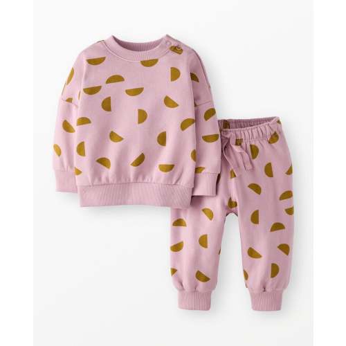 Baby Oversized French Terry Sweatshirt & Sweatpants Set
