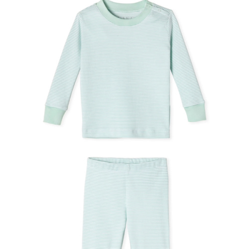 LAKE | Baby | Pima Cotton Pajamas | English Rose Elizabeth Floral Baby Long-Long Set