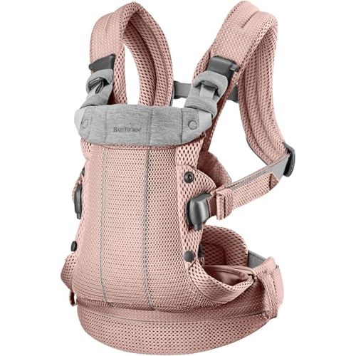BabyBjorn Baby Carrier Harmony, 3D Mesh, Dusty Pink