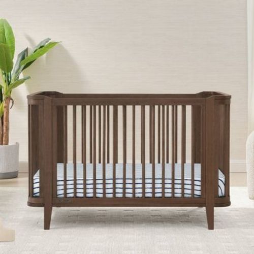 Delta Children Noah 4-In-1 Convertible Crib Greenguard Gold Certified - Natural Sandstone