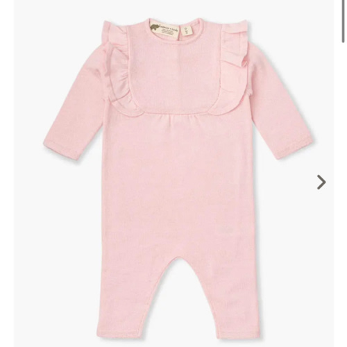 Double Ruffle Sweater Romper