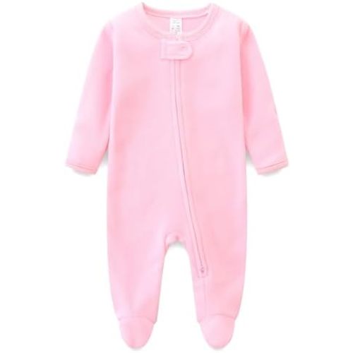 Baby Boy Girl Outfit First Christmas Footed Onesie Newborn Long Sleeve Romper Jumpsuit for Fall Winter Clothes