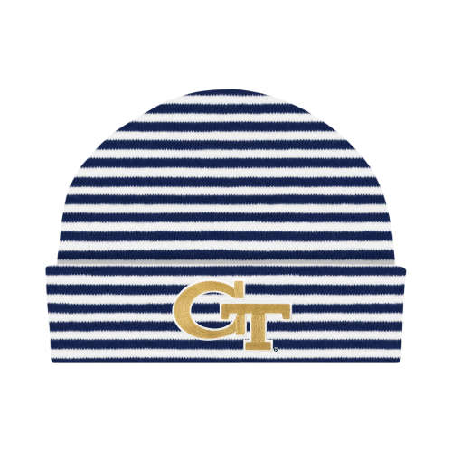 Georgia Tech Yellow Jackets Striped Knit Cap | College Baby