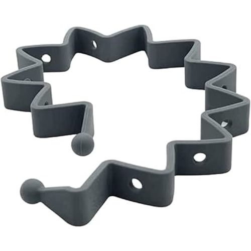 Busy Baby Toy Bungee - Dishwasher Safe Toy Strap - 100% Food-Grade Silicone (Pewter)