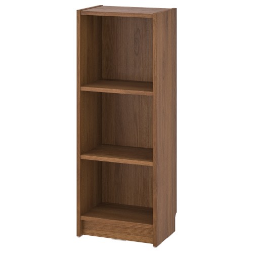 BILLY Bookcase - brown walnut effect 15 3/4x11x41 3/4 "