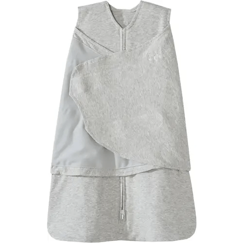 HALO Sleepsack Swaddle - 0-6mo TOG 1.5 - Heather Gray - Small