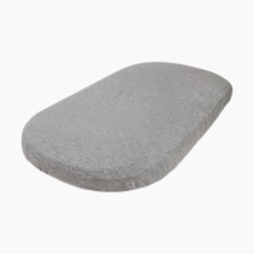 Burt's Bees Baby Organic Cotton Fitted Bassinet Sheet - Heather Grey