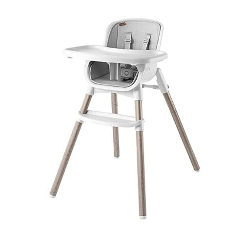 Chicco Zest LE 4-in-1 Folding High Chair, Feeding Chair, Toddler Chair and Youth Stool, Multi-Use Easy Clean High Chair, Chai/Beige