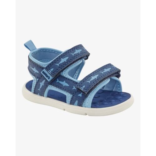 Every Step® First Walker Shark Sandals - Blue - Carter's | Carter's