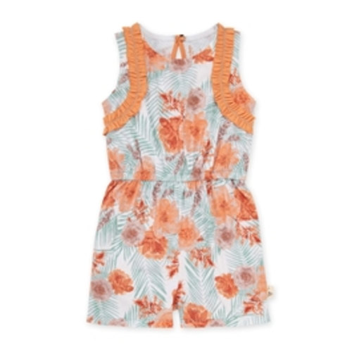 Coastal Floral Organic Cotton Romper