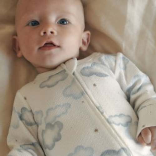 Organic Pointelle Zip All In One Romper