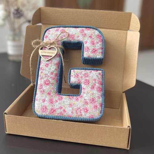 Personalized Corduroy Letters, Corduroy Name Letters, Fabric Letters Name