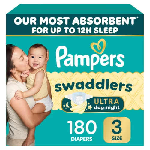Pampers Swaddlers Ultra Diapers Size 3 | Costco
