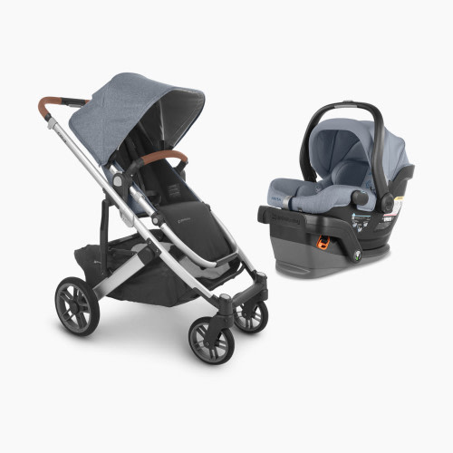 UPPAbaby MESA V2 Infant Car Seat & Cruz V2 Stroller Travel System - Mesa V2 Gregory/Cruz V2 Gregory