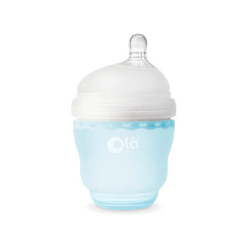 4oz & 8oz BPA-free silicone baby bottles for Newborns, infants and babies