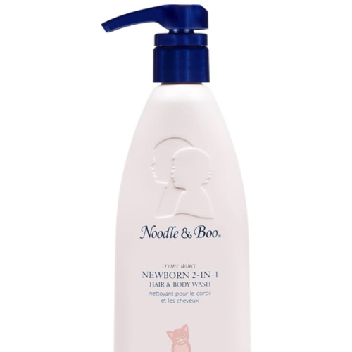 Noodle & Boo Newborn 2-in-1 Baby Shampoo and Body Wash, Tear-Free, Hypoallergenic, Baby Bath Essentials, Moisturizing, pH-Balanced, Vitamin-Enriched, Pediatrician-Tested