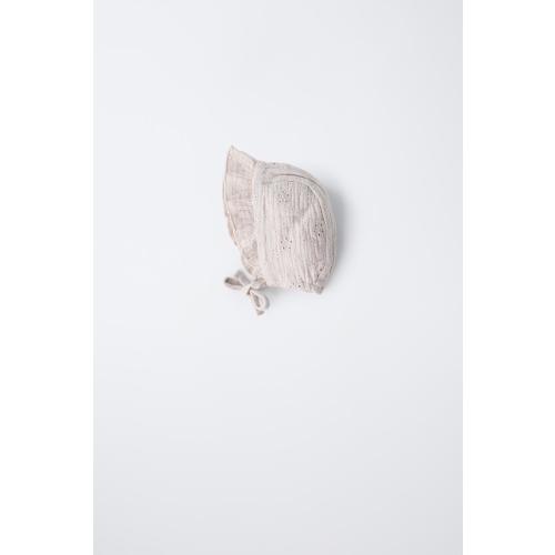 EMBROIDERED BONNET - Ice | ZARA United States