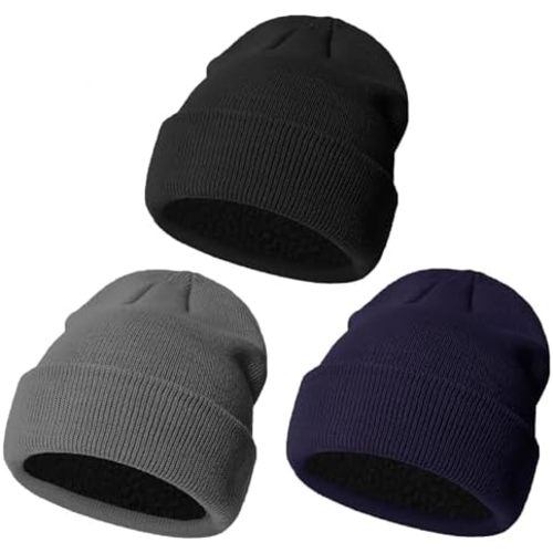 Urban Virgin Baby Girl Boy Beanies Fleece Lined Toddler Winter Hat Knit Girl Warm Beanies Kids Winter Hats for 0-6 Years