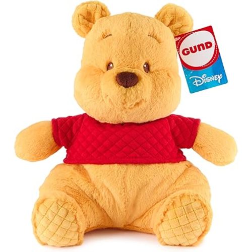 GUND Disney Official Winnie The Pooh Oh So Snuggly Plush, Teddy Bear Stuffed Animal for Babies and Infants, Yellow, 12.5”