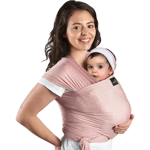 Lightweight Baby Wrap - Natural and Breathable Babywearing Carrier Sling for Babies, Infants, & Newborns by sweetbee