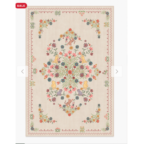 Friendship Garden Cream Multicolor Rug | Ruggable US