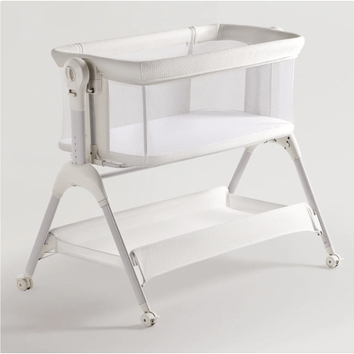 HARPPA Cuddly Sway | 3-in-1 Rocking Baby Bassinet & Bedside Sleeper with Anti-Reflux Mattress for Newborns | Attaches to Bed, Adjustable Height, Tool-Free Setup, Portable Wheels, CPSC Certified, Gentle Rocking Motion | Ideal for Infants, Safe Co-Sleeping