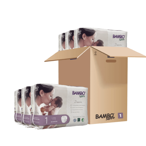Dream Diapers - Case of Size 1