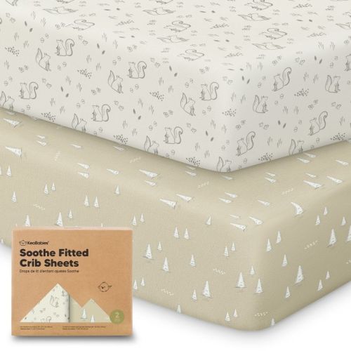 2pk Soothe Fitted Crib Sheets | KeaBabies