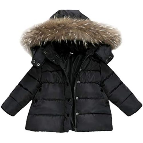 Baby Toddler Boys Girls Winter Jacket Coat Warm Clothes 1-6 Years Old Kids Fashion Long Sleeve Hoodie Outerwear
