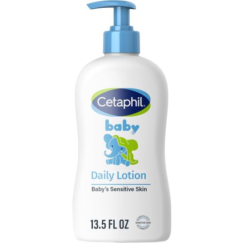 Baby Daily Lotion with Organic Calendula |Vitamin E | Sweet Almond & Sunflower Oils |13.5 Fl. Oz