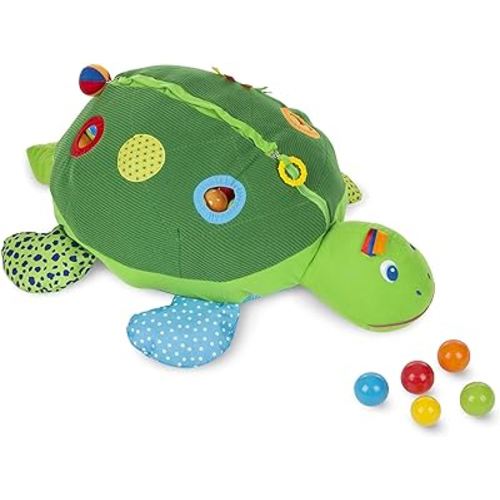 Melissa & Doug Kids Turtle Ball Pit With 60 Balls