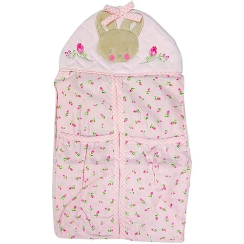 Pink Diaper Stacker Storage Bunny Crib Hanging Diaper Organizer Baby Girl 1 PC
