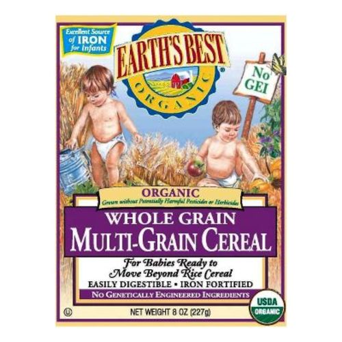 Earth's Best Organic Multi-Grain Whole Grain Baby Cereal - 8oz