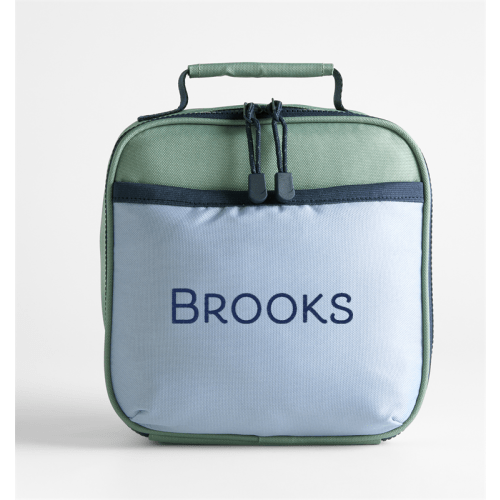 Personalized Dreamer Green and Blue Colorblock Standard Soft Insulated Kids Lunch Box