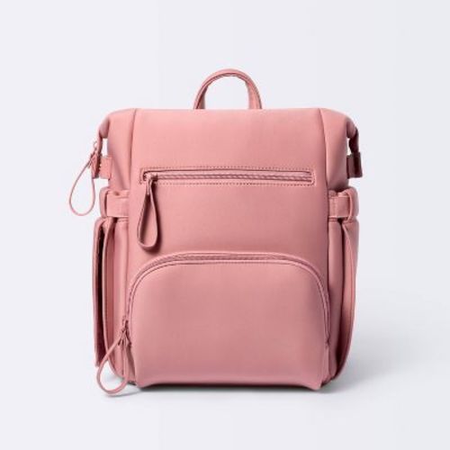 Mini Boxy Solid Backpack Diaper Bag - Pink - Cloud Island™