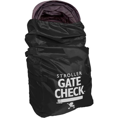 J.L. Childress Gate Check Bag for Single & Double Strollers - Stroller Bag for Airplane - Large Stroller Travel Bag for Airplane - Air Travel Stroller Bag