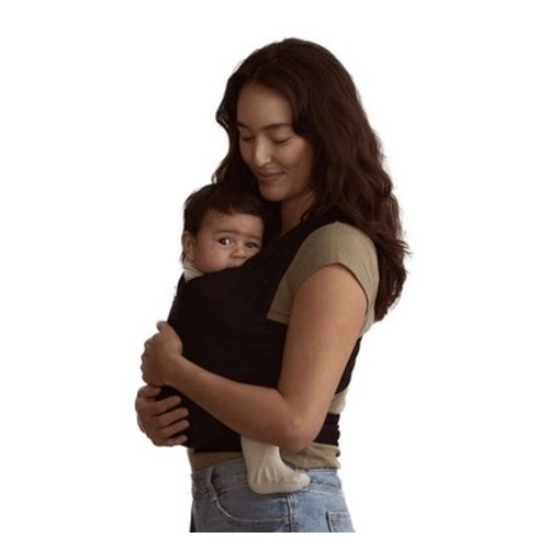 Solly Baby Wrap, Baby Carrier Newborn to Toddler 8-25 Lbs Color: Solid Black