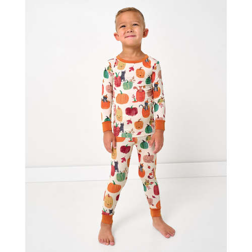 Pumpkin Pals Two-Piece Pajama Set | Little Sleepies