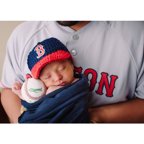 Baby boy clothes Baby boy outfit Crochet Red Sox baseball cap baby hats newborn baby boy clothes hospital hats baby gifts baby shower